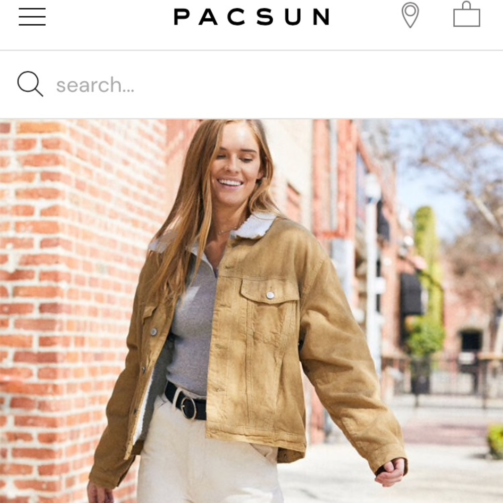 J. Galt  Sherpa lined corduroy trucker Jacket